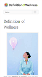 Mobile Screenshot of definitionofwellness.com